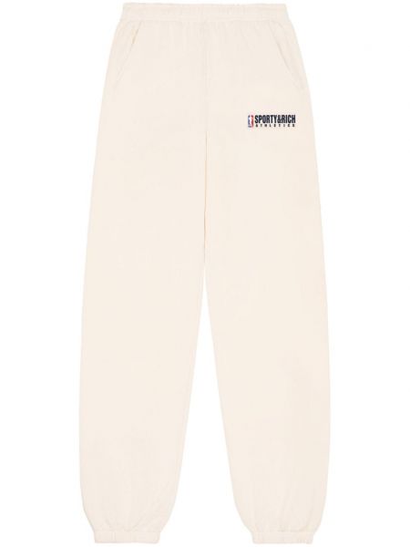 Pantalon de sport Sporty & Rich blanc