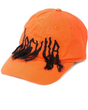 Kapa s šiltom z vezenjem Haculla oranžna