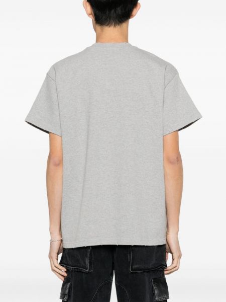 T-shirt di cotone Motr grigio