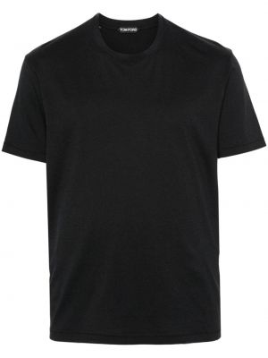 T-shirt brodé Tom Ford noir