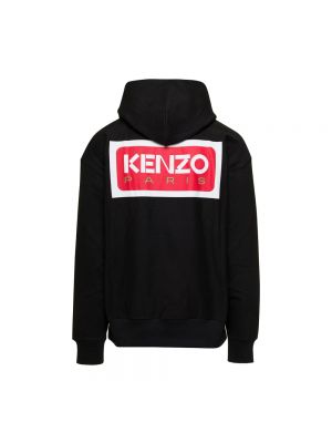 Bluza z kapturem oversize Kenzo czarna