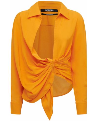 Košile Jacquemus oranžová