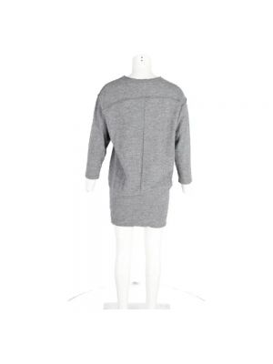 Mini vestido de lana manga corta Isabel Marant Pre-owned gris