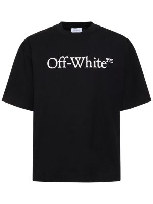 T-shirt di cotone Off-white nero
