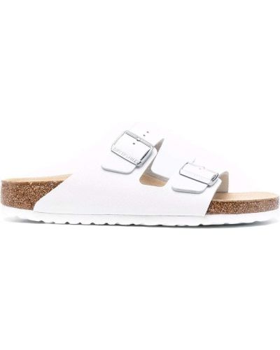 Iš natūralios odos sandalai Birkenstock balta