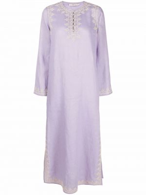 Sengetøy brodert dress Tory Burch svart