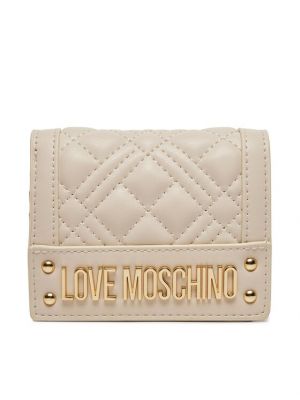 Peňaženka Love Moschino béžová
