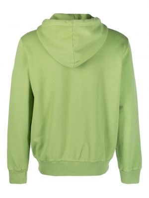 Siuvinėtas džemperis su gobtuvu su užtrauktuku Winnie Ny žalia