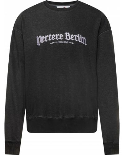 Majica s melange uzorkom Vertere Berlin crna