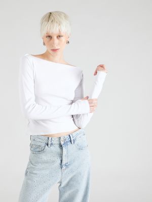 Tričko s dlhými rukávmi Bdg Urban Outfitters biela
