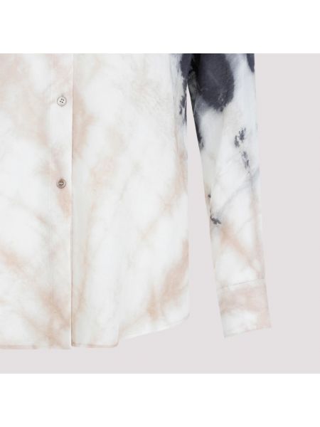 Camisa de lana de seda con estampado de cachemira Gabriela Hearst