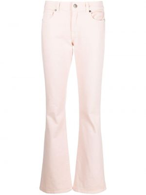 Madala vöökohaga alt laienevad teksapüksid P.a.r.o.s.h. roosa