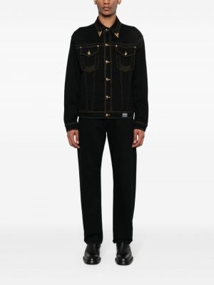 Džínová bunda Versace Jeans Couture černá