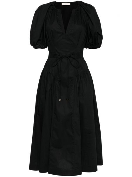 Μίντι φόρεμα Ulla Johnson μαύρο