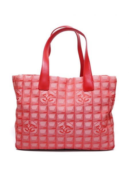 Shopper kabelka Chanel Pre-owned červená