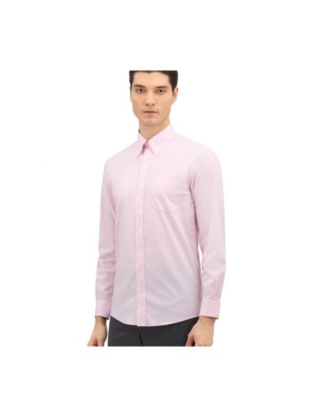 Slim fit hemd mit geknöpfter mit button-down-kagen Brooks Brothers pink
