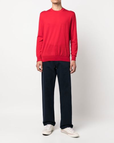 Pullover mit rundem ausschnitt Pt Torino rot