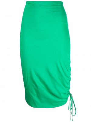 Fustă mini drapată N°21 verde
