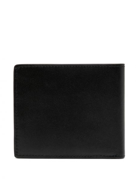 Kožená peněženka s potiskem se zebřím vzorem Ps Paul Smith černá