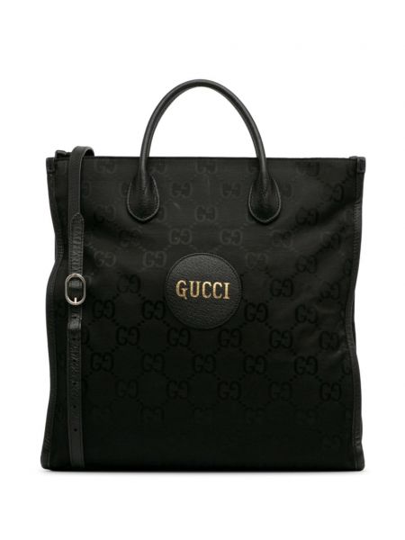 Najlonska torbica Gucci Pre-owned crna