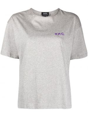 T-shirt A.p.c. grå