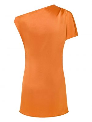 Saténové šaty Anna Quan oranžové