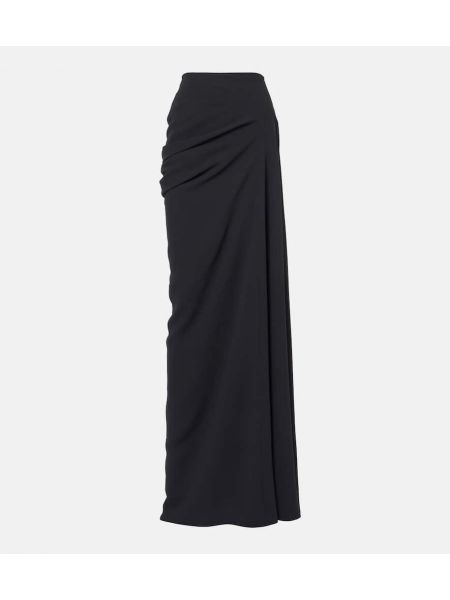 Draperet maxi nederdel Dries Van Noten sort