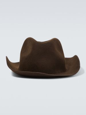 Sombrero de lana Giorgio Armani marrón