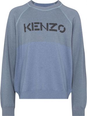 Trykt sweatshirt Kenzo blå