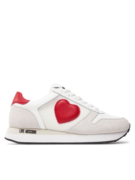 Sneaker Love Moschino weiß