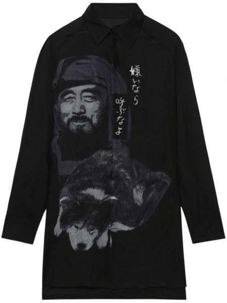Oversized selyem ing Yohji Yamamoto