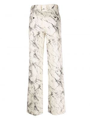 Spodnie bawełniane w abstrakcyjne wzory Paul Smith