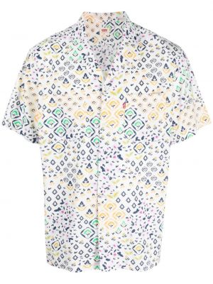 Koszula z nadrukiem w abstrakcyjne wzory Levi's biała