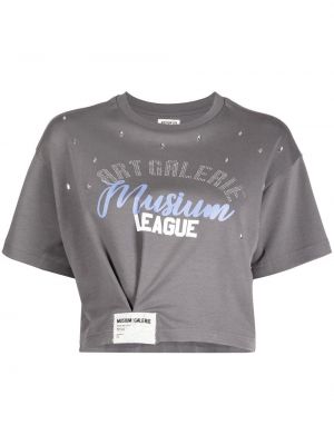 T-shirt Musium Div. grigio