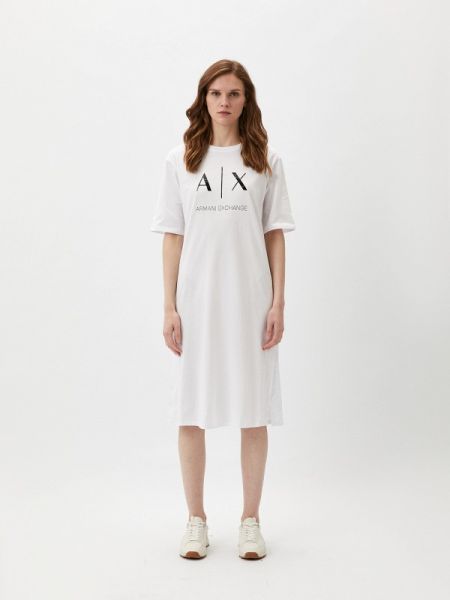 Платье Armani Exchange белое