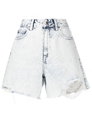 Hög midja jeansshorts Izzue blå