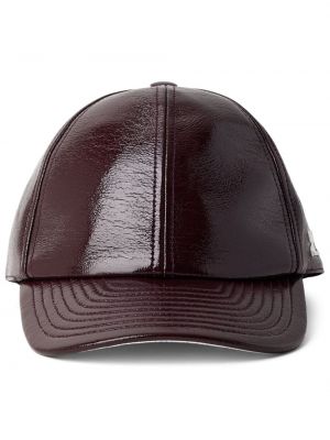 Siuvinėtas kepurė su snapeliu Courreges ruda