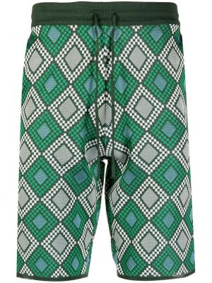 Pletene bermuda kratke hlače Ahluwalia zelena