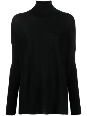 Kašmírový sveter Gentry Portofino čierna