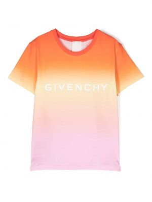 T-shirt för tjejer Givenchy Kids orange