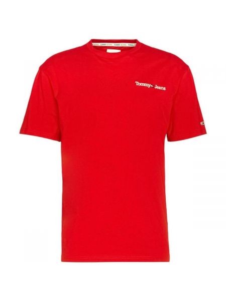 Koszulka z krótkim rękawem Tommy Hilfiger czerwona