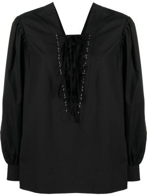 Блуза Noir Kei Ninomiya черно