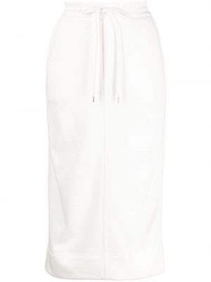 Bavlněné pouzdrová sukně Nº21 bílé
