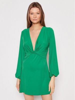 Коктейлна рокля Please зелено