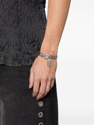 Oversize armband mit reißverschluss Off-white