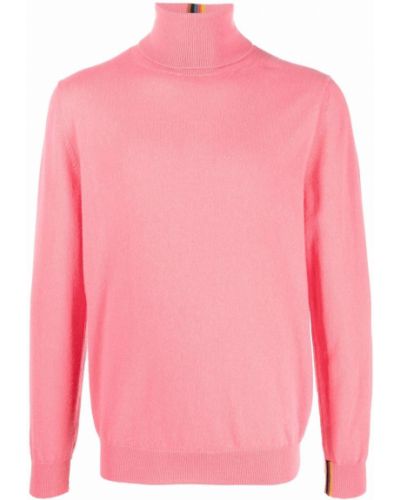 Jersey de cuello vuelto de tela jersey Paul Smith rosa
