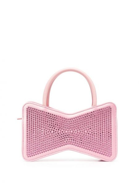 Tasche mit kristallen Mach & Mach pink