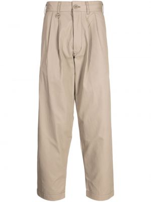 Pantaloni chino di cotone plissettati Chocoolate