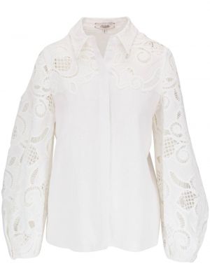 Блуза с дантела Dorothee Schumacher бяло