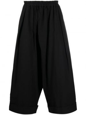 Bavlněné kalhoty relaxed fit Toogood černé